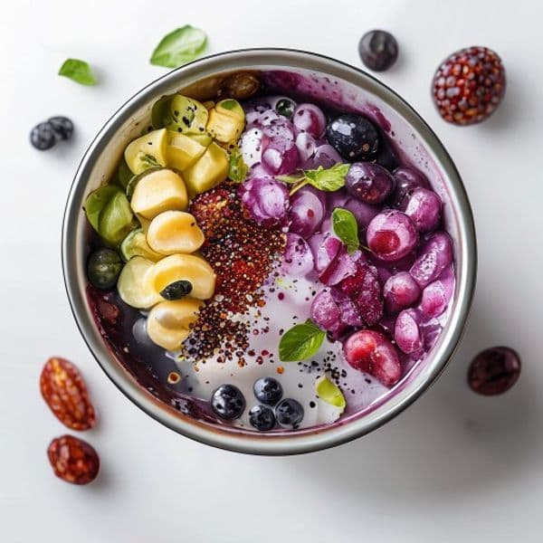 Açaí Premium na Tigela 700ml com Toppings da Felicidade